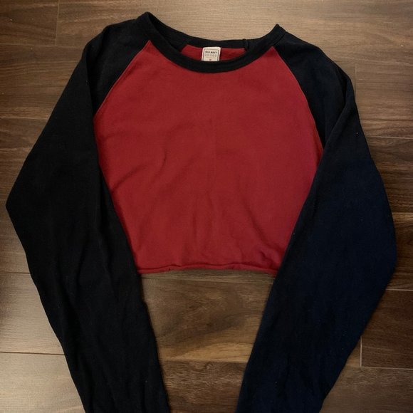 OLD NAVY | cropped crew neck sweater - Picture 1 of 4